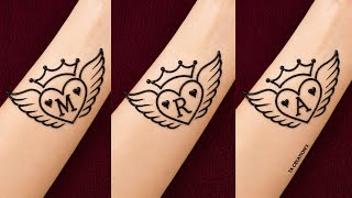 Trending Beautiful Name Tatto Henna Designs Name First Letters Henna Designs Henna Tatto Designs