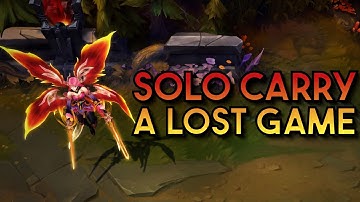 How I carried the MOST UNWINNABLE Game with Kayle (INSANE 1v9 Comeback)