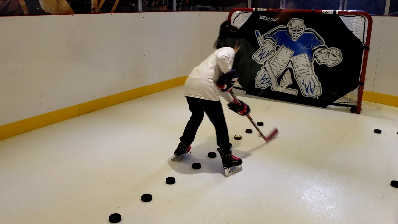 Stickhandling practice using a golf ball YouTube