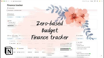 Notion Finance Tracker (Zero-based Budgeting)