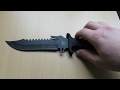 Fixed blade tactical survival knife SR Columbia