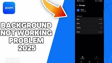 How To Fix Zoom Background Not Working Problem 2025