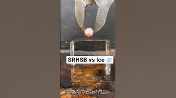 SRHSB vs Ice 🧊 #Satisfying #Experiment #SRHSB #ASMR #RedHotBall #PreciousMetal #Science
