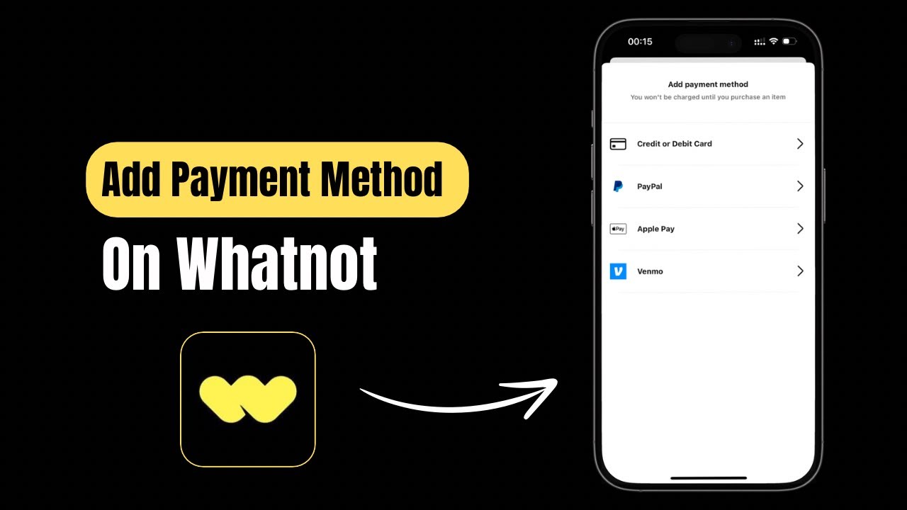 How to Add Payment Method On Whatnot? - YouTube
