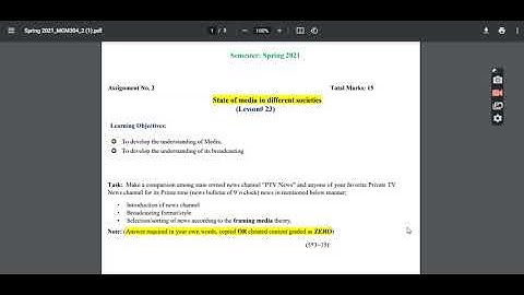 MCM304 ||Assignment #2 || Solution Discussion