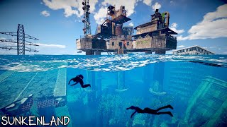 世界が水没してしまった「謎のウォーターワールド」でサバイバルするゲーム【Sunkenland】
