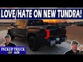 First 1000 miles - 2022 Toyota Tundra Likes, Dislikes