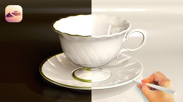 Nomad Sculpt ｜ 3D Coffee Cup Modeling Process