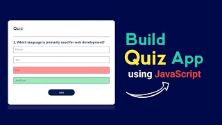Build a Quiz App with JavaScript - For Beginners screenshot 2