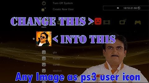 How To Use Any Image As PS3 User Image ll kisi bhi photo ko kaise ps3 user profile banaye