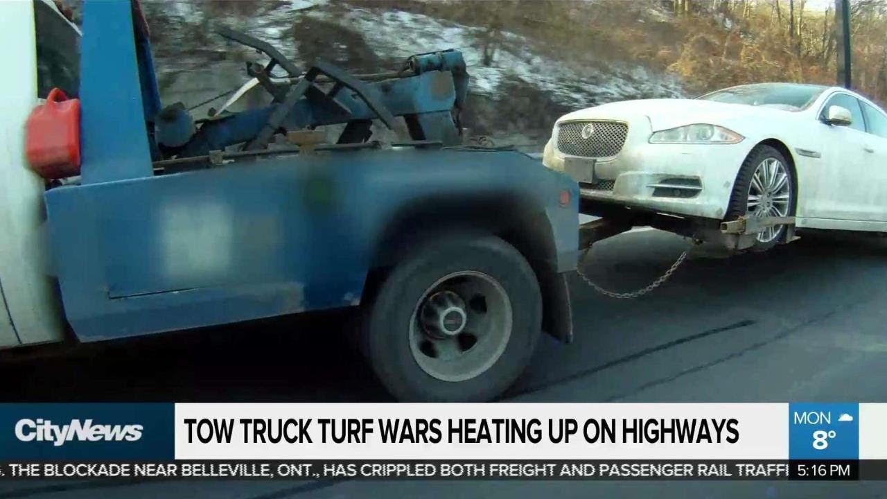 Tow truck turf wars - YouTube
