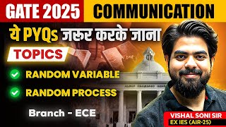 LIVE ONLY | Random Variable Random Process | ये PYQ's जरूर करके जाना | Vishal Soni Sir