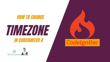 change the timezone in codeigniter 4 #codeigniter4 #timezone