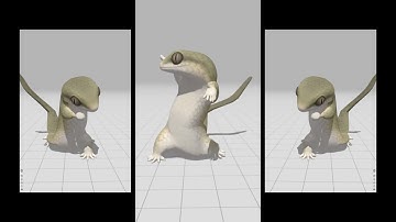 lizard dancing to lady hear me tonight but it