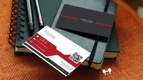 Create the Modern Business Card Red | Black  _ Photoshop CC_2017 Tutorial