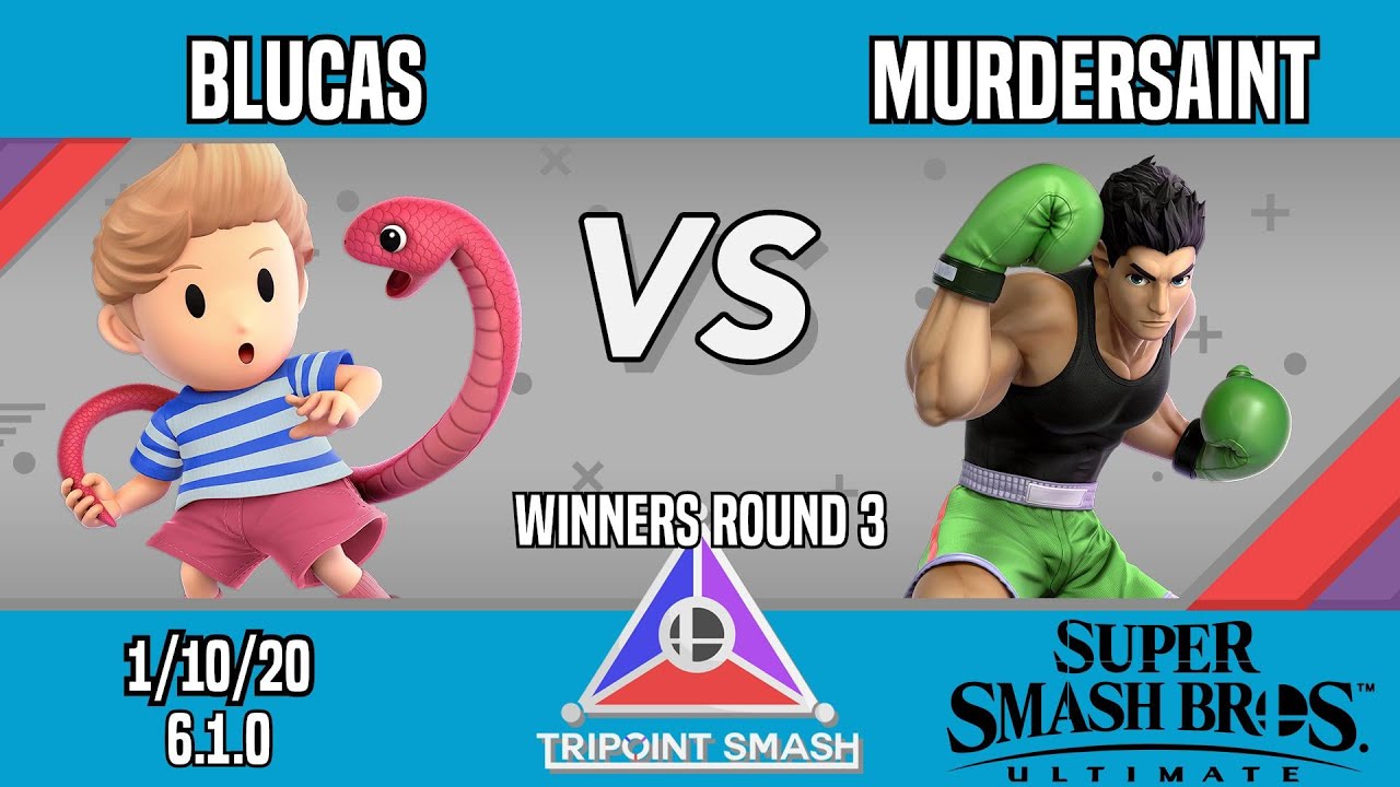 Tripoint Smash 92 - Winners Round 3 - Blucas(Lucas) Vs. MurderSaint(Little Mac)