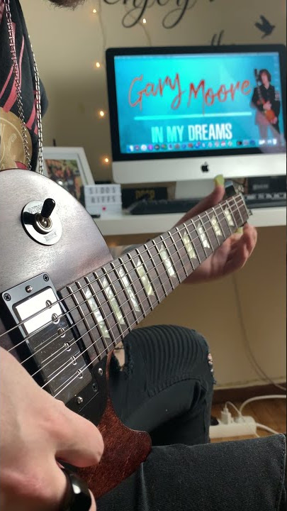 IN MY DREAMS - GARY MOORE | Guitar Solo By Sidos Riffs | #Shorts