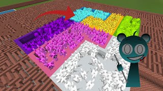 What Happens When You Spawn 1000 Sprunki in Minecraft?