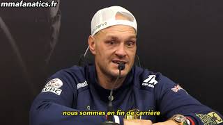 Tyson Fury réagit à sa défaite contre Oleksandr Usyk (traduction française)