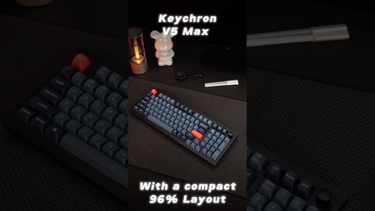 Keychron V5 Max Wireless Mechanical Keyboard.
