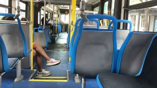 CTA On Board Riding 2008 New Flyer DE60LF Bus 4039 on Route 156 LaSalle to Union Station