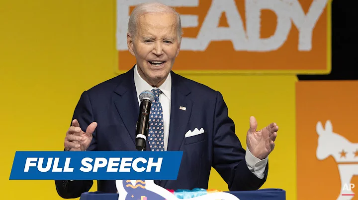Former President Biden addresses Democrats during shutdown | Full Speech
