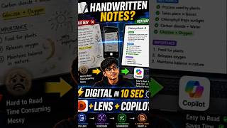 Handwritten Notes → Digital Notes with AI 🤯 | Microsoft Lens + Copilot