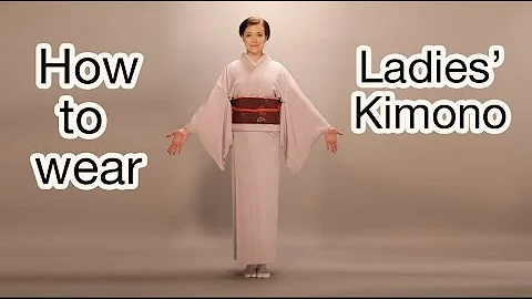 Wie wird ein Kimono gebunden?
