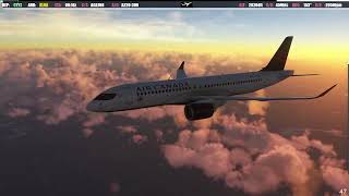 Bombardier C-Series - A220 Flight from Lester B Pearson Intl Toronto to Laguardia Intl New York