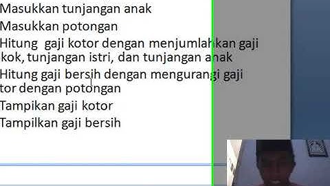 cara menghitung gaji menggunakan flowgorithm dengan flowchart
