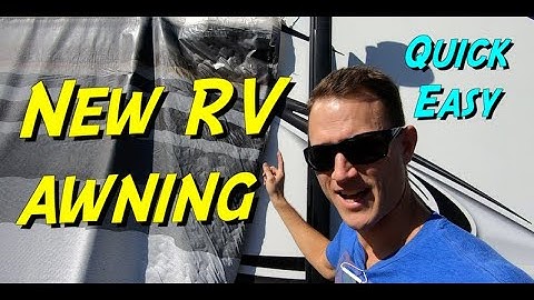 How To Easily Replace RV Awning Fabric with ShadePro