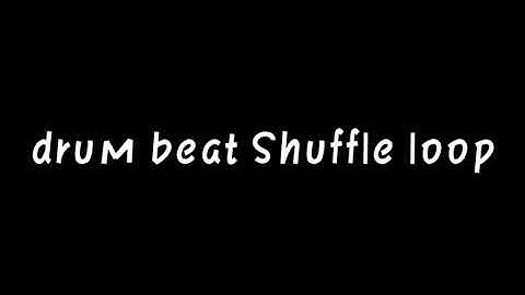 Drum beat shuffle loop//Copyright Free music loop//FLT SOUND EFFECTS