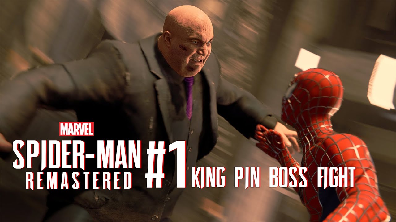 Marvel Spider-Man Remastered #1 King Pin Boss Fight - YouTube