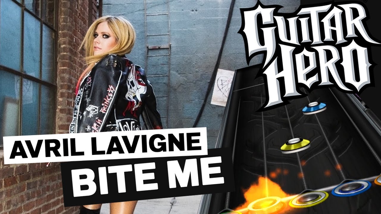 AVRIL LAVIGNE BITE ME [Guitar Hero Cover] YouTube