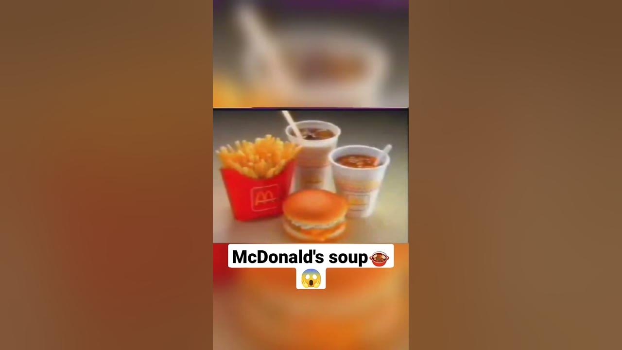McDonald's soup TV ad in Hong Kong 80's YouTube