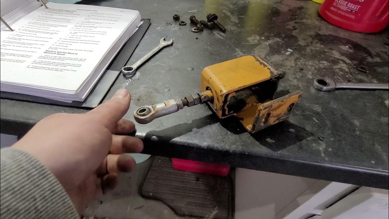 Case 1835b Skid loader steer Creep fix neutral adjustment and hydraulic