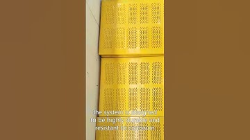 Factory vibrating PU linear vibrating mesh,trade vibrating PU stack sizer Media