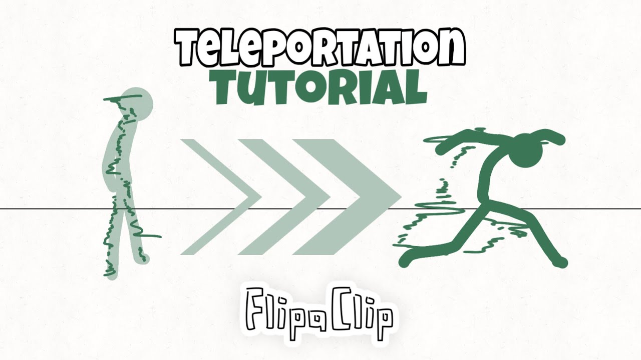 Teleporting Text Animation How to animate teleportation in FlipaClip - YouTube