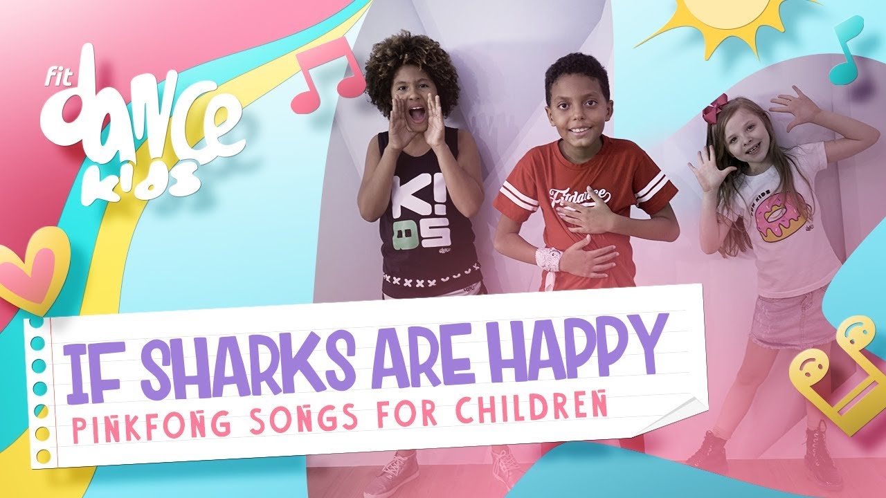 ⁣If Sharks Are Happy - PinkFong Songs For Children | FitDance Kids (Coreografía) Dance Video