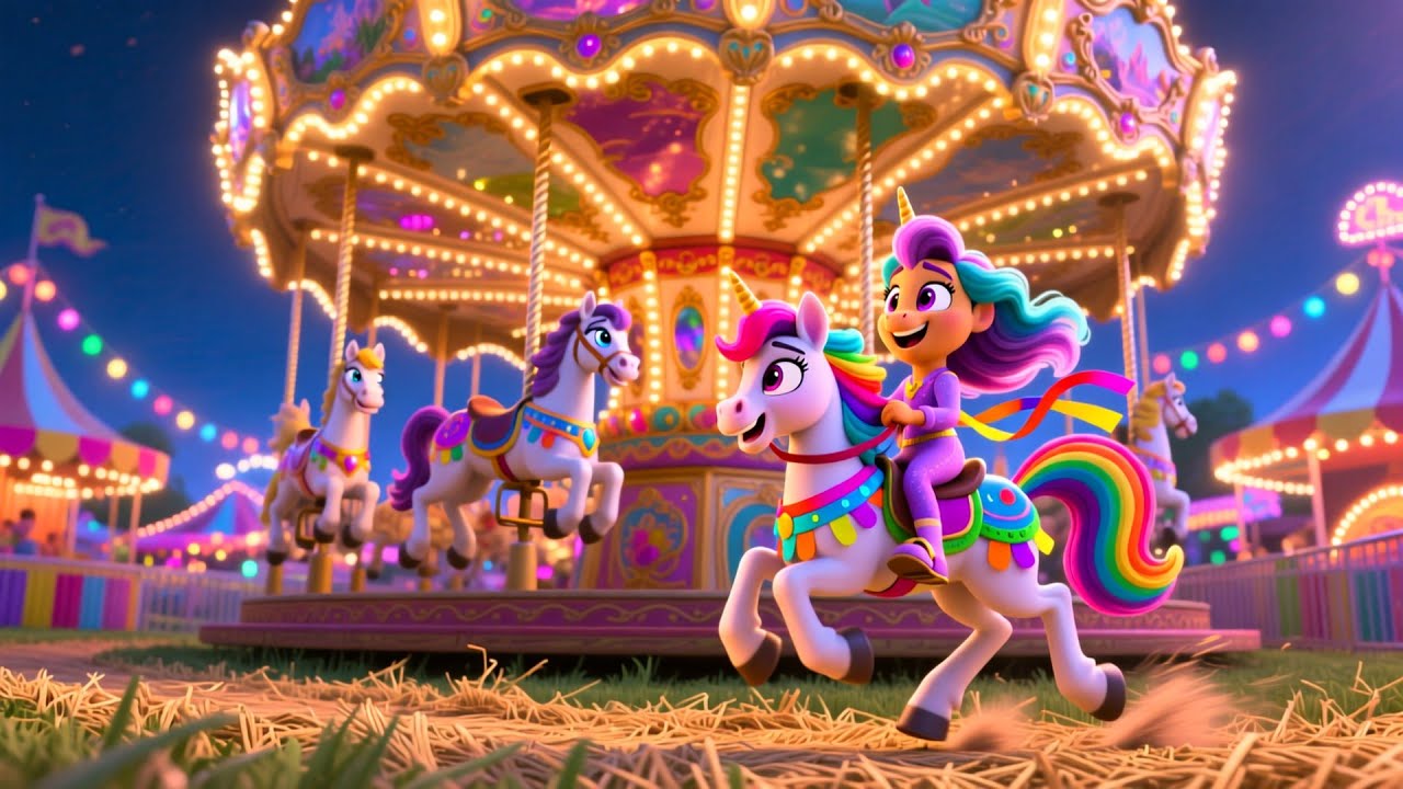 Pony’s Color Learning Ride 🐴🌈 Fun Colors Song | Learn Colors for Kids