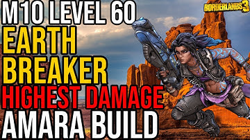 HIGHEST DAMAGE AMARA BUILD! NEW GROUNDBREAKER INTERACTION! // Earth Breaker Amara // Borderlands 3