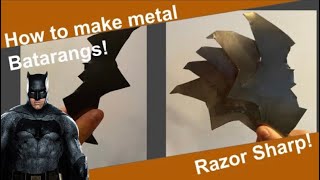 Building Tutorial: Deadly Metal Batarangs from Zack Snyder’s Justice League and BvS