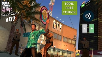 Player Rotation and Movement Tutorial | Unity3d GTA Vice City 2 Mobile Game Development Course 2024