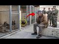 Nobody Could Control the 6 Retired K9s at the Base — Until the Old Farmer Walked Past the Kennel...