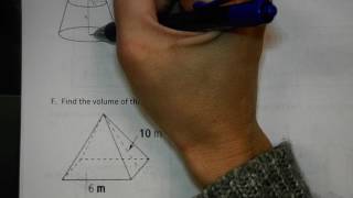 Notes Unit 9 Section 1 Volumes of Solids