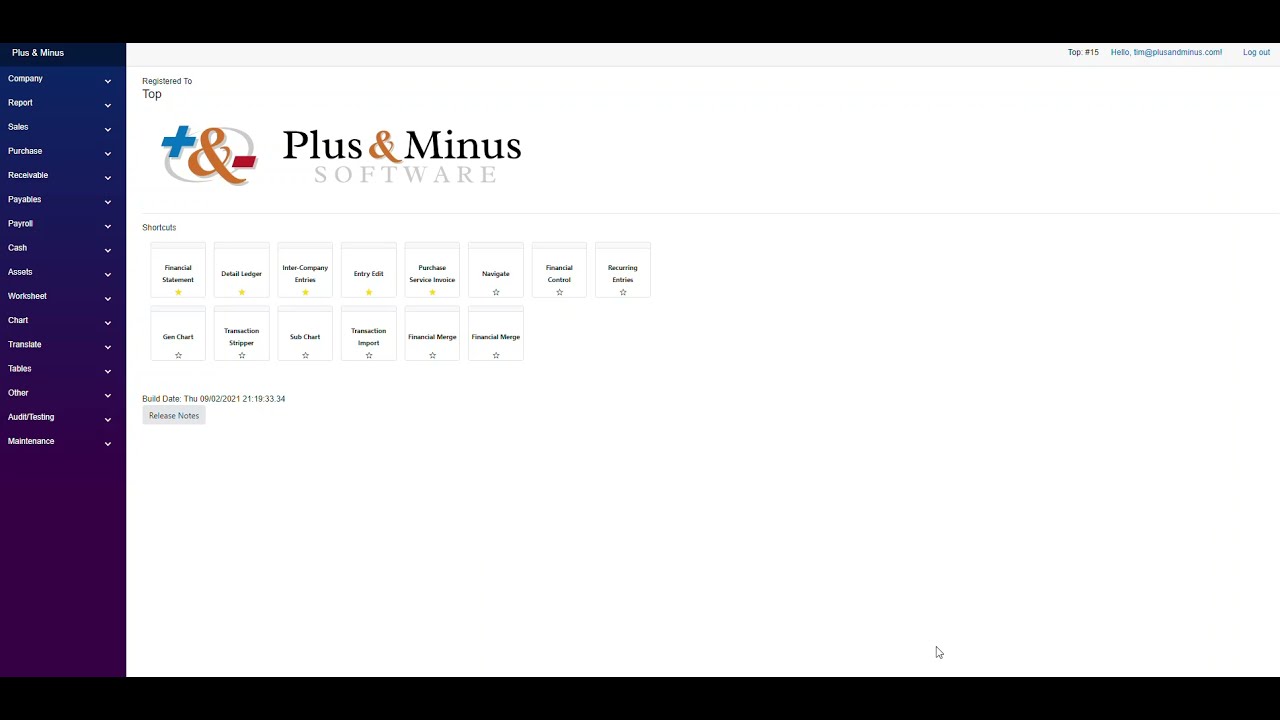 Inter-Company Accounting functions in Plus & Minus software - YouTube