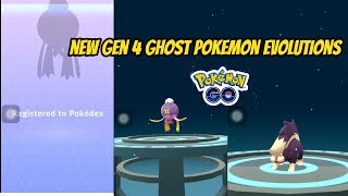 New Gen 4 Ghost Pokemon Evolution Pokemon Go Halloween