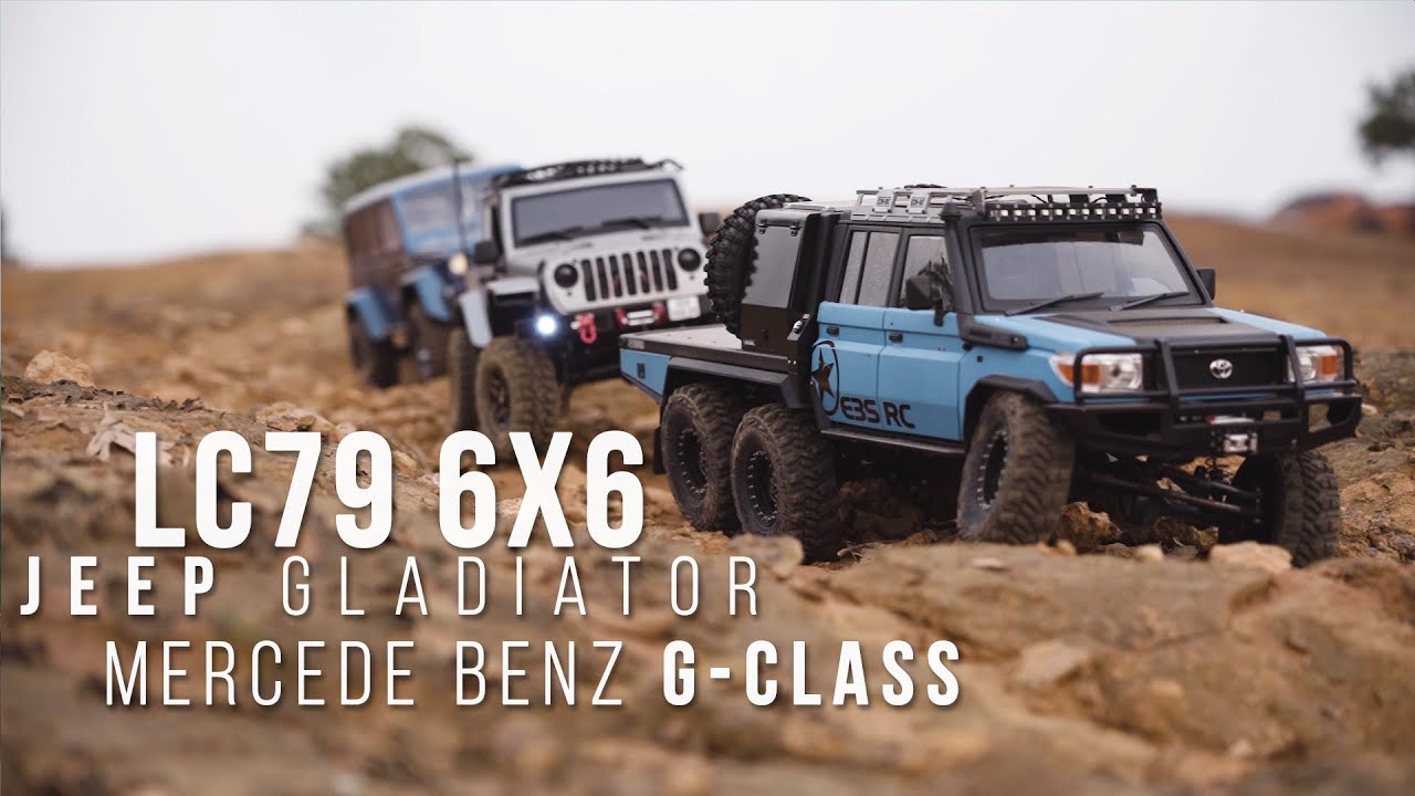 E3S-RC Land Cruiser LC79 rc 6x6 /Jeep Gladiator / Mercedes Benz G