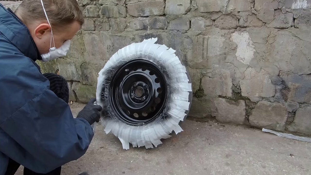 Покраска дисков своими руками\\Быстро и качественно - YouTube