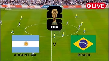[LIVE] Brazil vs Argentina FIFA World Cup 2026 Full Match - eFootball PES 2021 Simulation